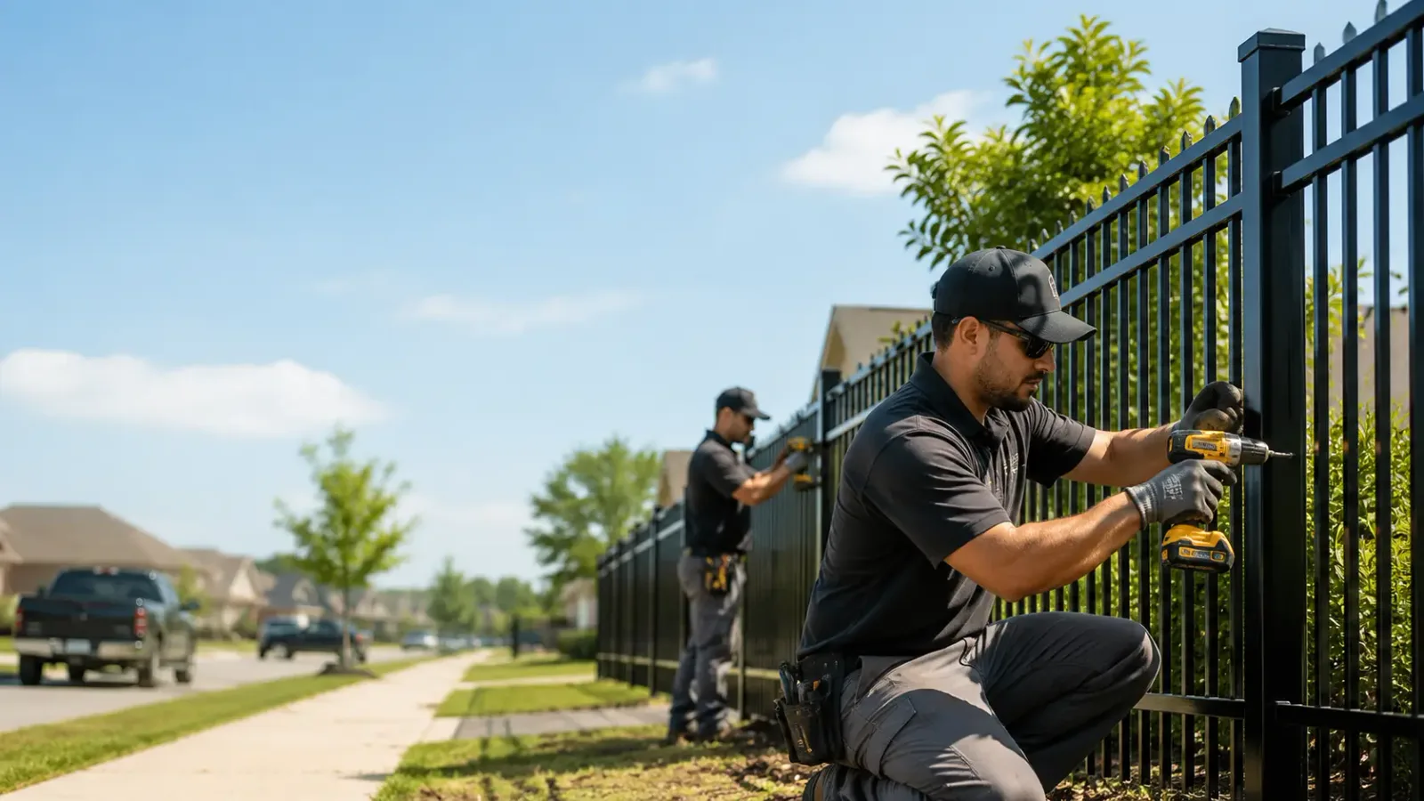 Metal Fence Installation in Auburn, IL